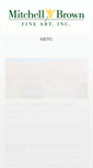 Mobile Screenshot of mitchellbrownfineart.com